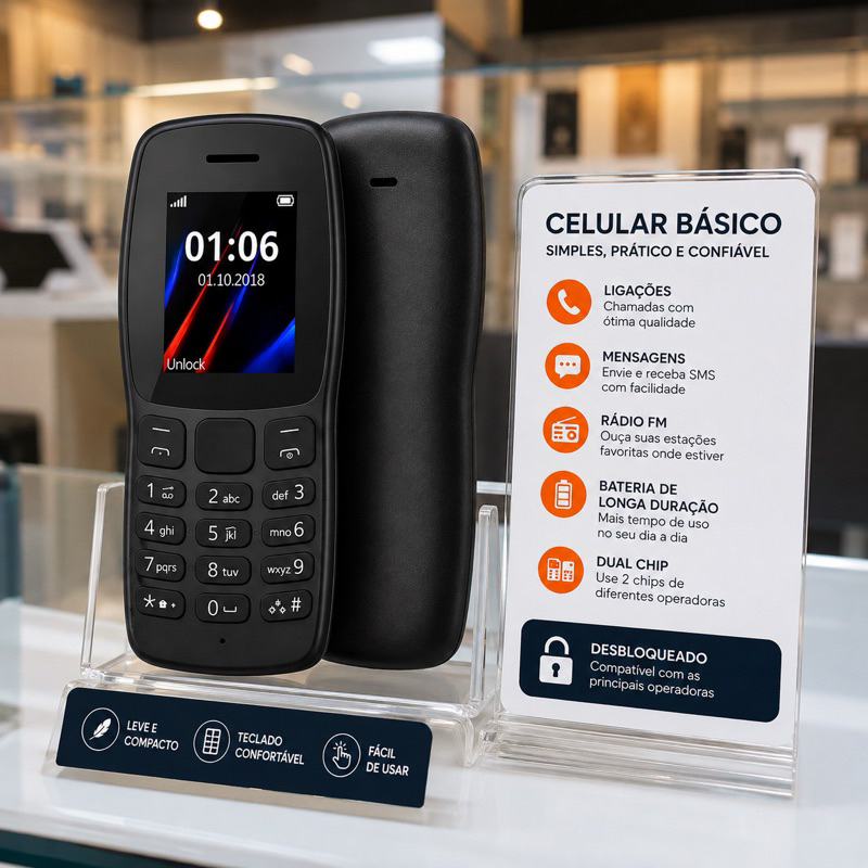 Nokia 2720 Flip em Promoção na Shopee Brasil 2026