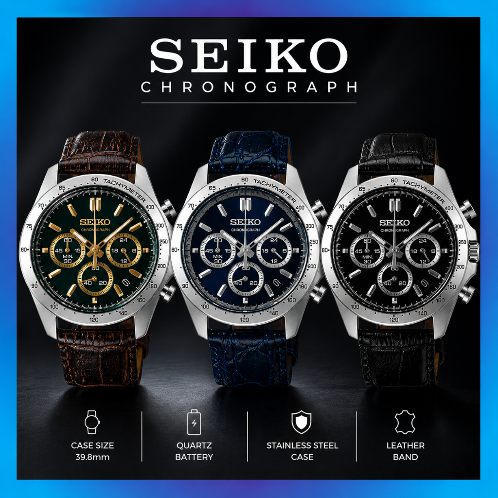 Relógio Seiko] Relógio Seiko Selection Quartz Chronograph