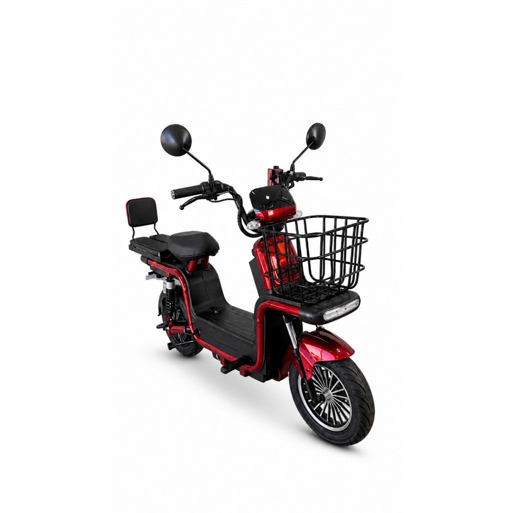 Scooter Moto Elétrica Giro 2002 800W 48V Cesto Dianteiro Até 32kmh