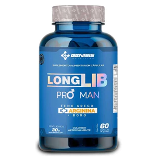 Suplemento Natural Original Pro Man Genisis Nutrition para Homens mais energia e disposição 60-120 e 360 cápsulas