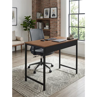 Escrivaninha 85x45 Mesa Escritório Industrial Home Office Compacta Moderna
