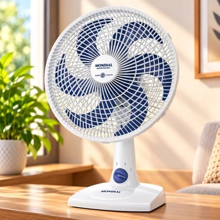 Ventilador de Mesa Mondial Super Power VSP-30-W 30cm 6 Pás 3 Velocidades – 127V