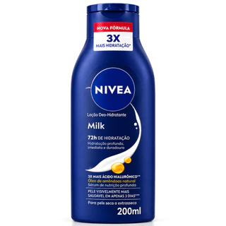 Loção Hidratante Nívea Milk Pele Seca a Extrasseca 200ml