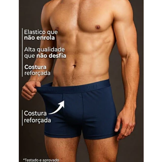 Kit 4 Cuecas Boxer Masculina Microfibra Não Enrola na Perna