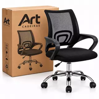 Cadeira de Escritório Executiva Ergonômica Art Cadeiras - Design Moderno e Movimento 360°