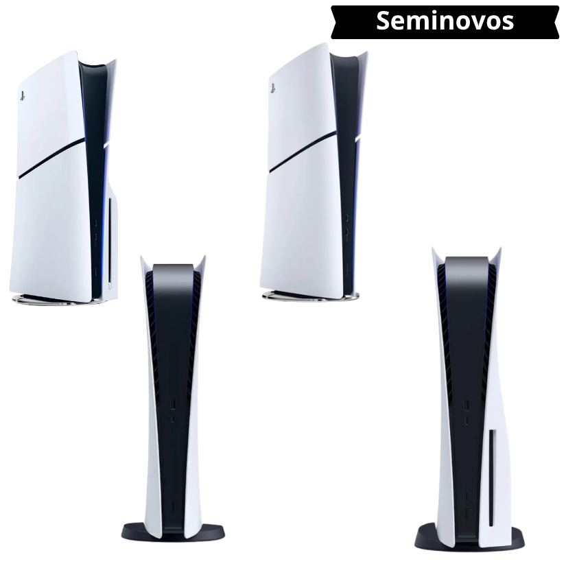 Playstation 5 - Um Controle - Jogo Aleatório + Headset brinde - SEMI NOVO