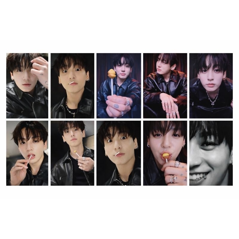 kit 10 Cards Jungkook- BTS live pirulito PT2 | Shopee Brasil