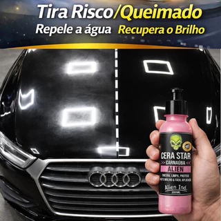 Cera Líquida - Tira Risco e Queimado - Espelhamento Cerâmico Alien Ind Alto Brilho em Oferta na Shopee