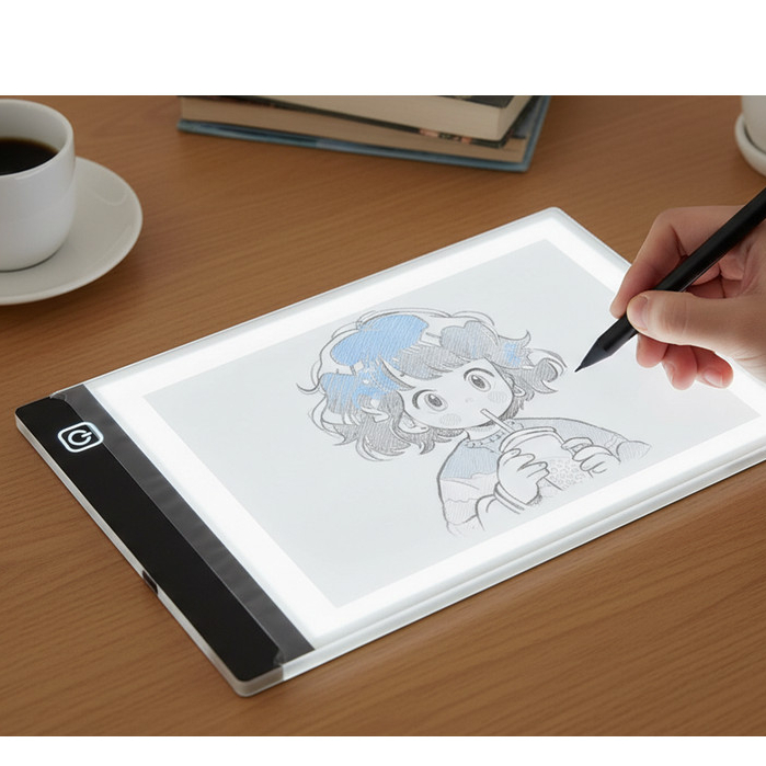 Mesa De Luz Led A5 Profissional Para Desenho E Stencil Pequena | Shopee ...