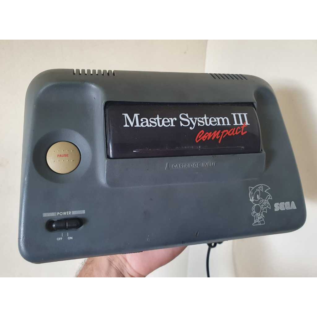 Sega Master System 3 Compact Somente Console Não Liga! | Shopee Brasil