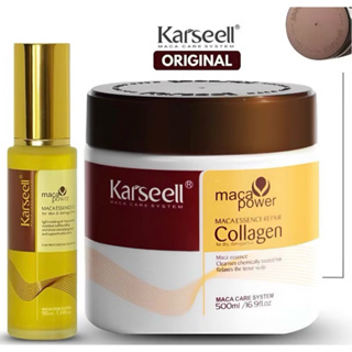 Máscara Karseell Original Collagen 500ml + Óleo de Argan Marroquino 50ml