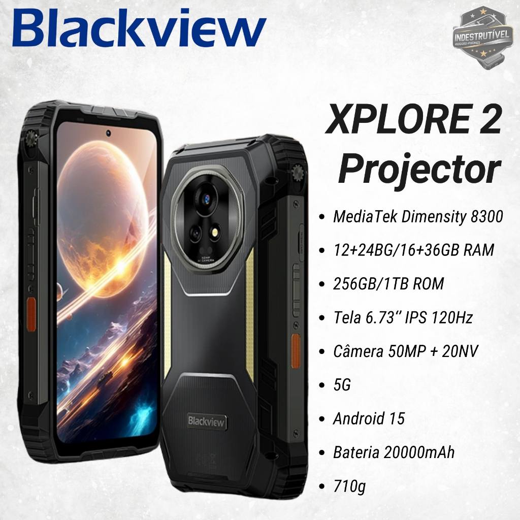 Blackview XPLORE 2 Projector | Shopee Brasil