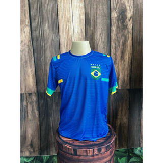 Camisa do Brasil Camiseta Futebol Torcedor MODELO  5 em Oferta na Shopee