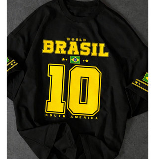 Camisa Camiseta Brazil Blusa Brasil Copa Lançamento 100% Algodão — foto 4 — Achou Levou Brasil