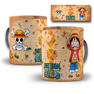 Caneca Xícara One Piece Personalizada Com Seu Nome