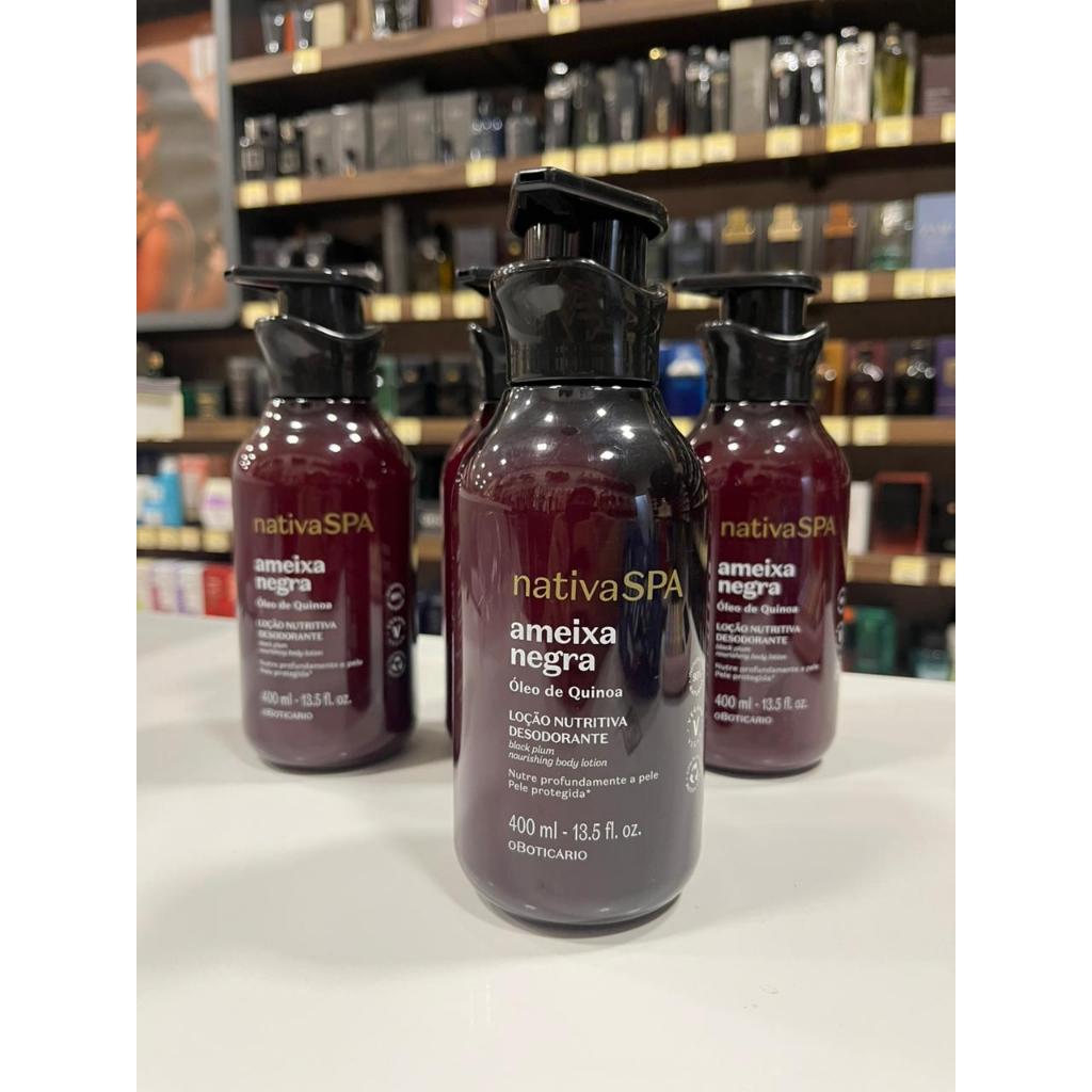 HIDRATANTE AMEIXA NEGRA NATIVA SPA 400ML em Oferta na Shopee