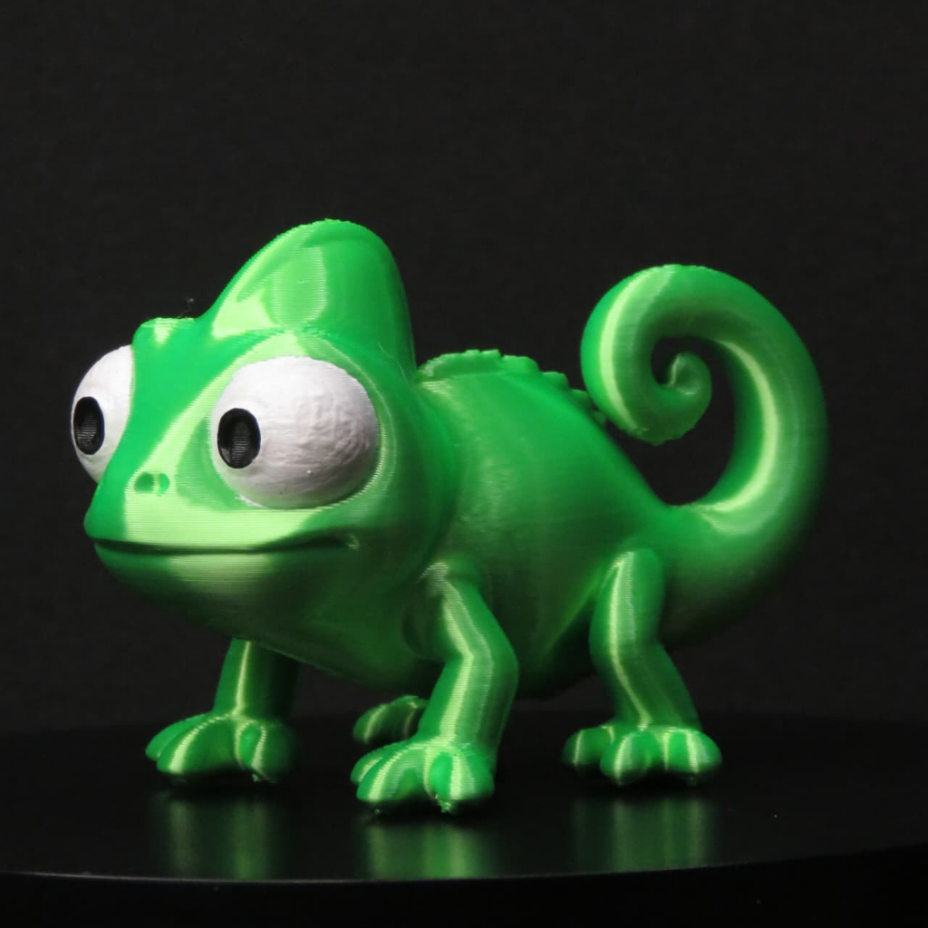 Camaleão Pascal Filme Enrolados Rapunzel - Impressão 3D - Cor Metalica ...