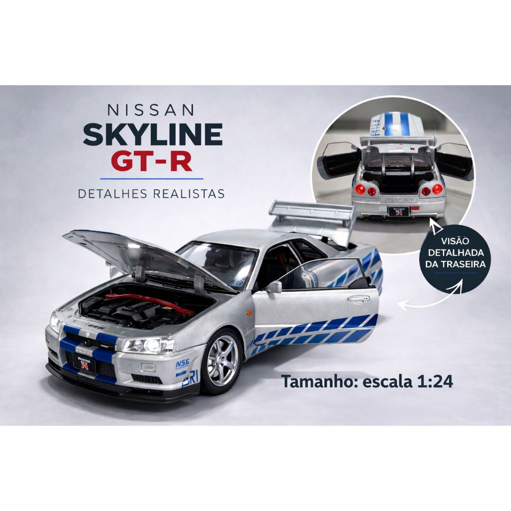 nissan skyline gtr r32 em Promoção na Shopee Brasil 2026