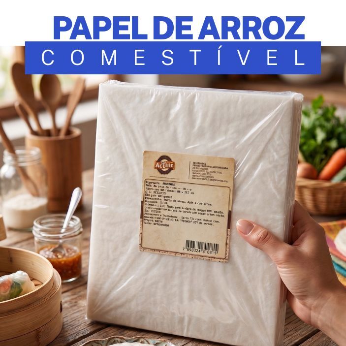 100 Papel arroz comestível A4 confeitaria bolo e festa papel