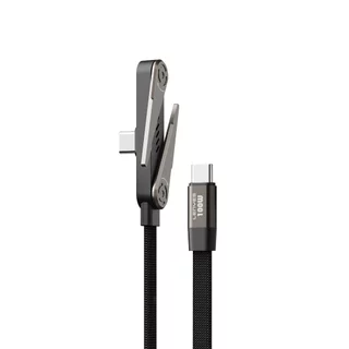 LENYES Cabo Tipo C 100W Carregamento Rápido PD para iPhone e Android 2 em 1 Carregador e Suporte