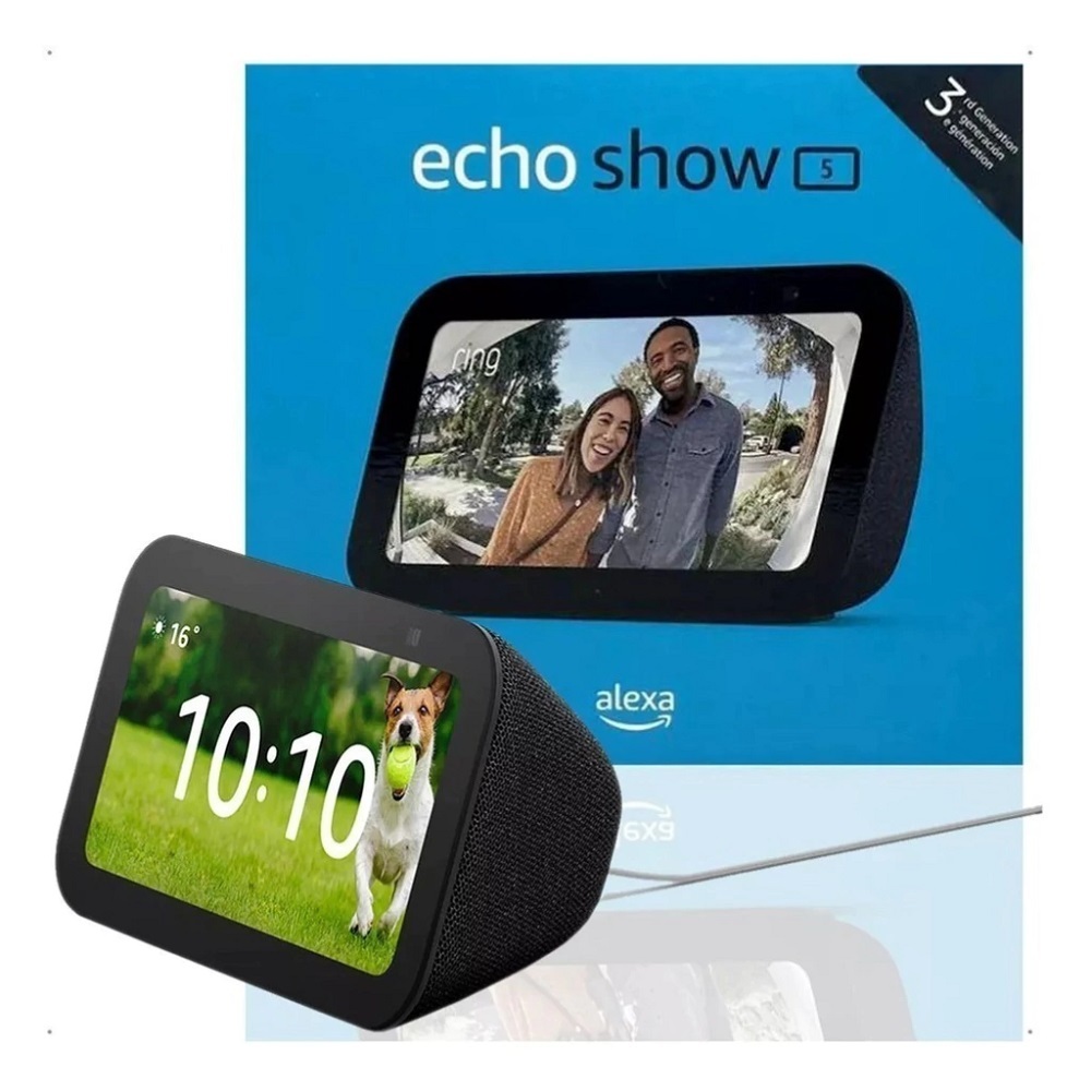 NOVA ALEXA AMAZON ECHO SHOW 5 TERCEIRA GERAÇÃO ORIGINAL AMAZON COM