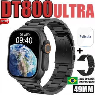 2026 Novo Mais Recente Smartwatch Relógio Inteligente Série IWO 8 T800 Ultra NFC Sem Carregamento — foto 8 — Achou Levou Brasil