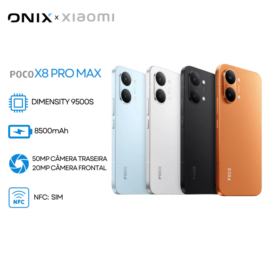 Xiaomi Poco X8 Pro Max 5G, Processador MediaTek Dimensity 9500s