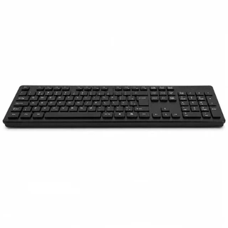 Kit Teclado Mouse Wireless 2.4G 107 teclas Silencioso Ergonômico Alta Precisão Home Office