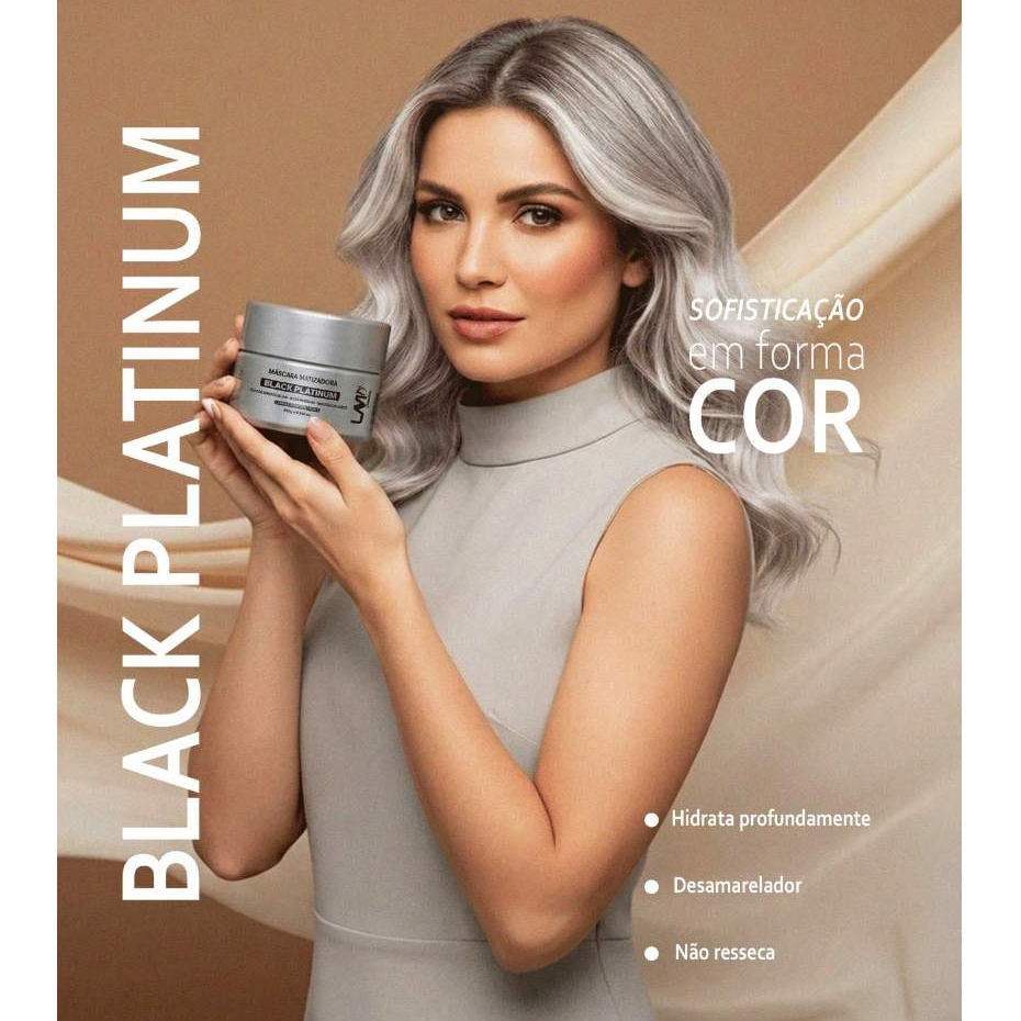 Máscara Matizadora Acinzentado Platinum Lavid 250g | Shopee Brasil