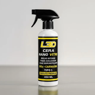 Cera Automotiva Cristalizadora SiO2 Nano Vitri L3D 450ml Brilho
