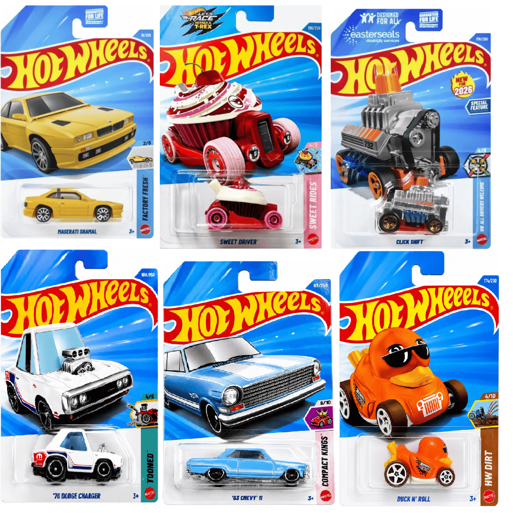 Hot Wheels Mainline/Basico Original 1:64 - Modelos Variados