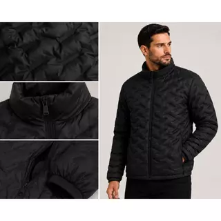 Jaqueta Puffer Masculina Gola Alta Importada Leve Térmica Premium Inverno
