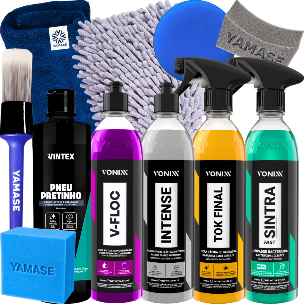 Kit Lavagem Completa Shampoo Cera Tok Final Intense Sintra Fast
