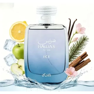 HAWAS ICE Eau de Parfum Masculino | Fresco, Marcante e Alta Fixação