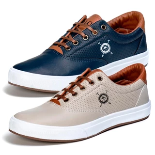 kit 2 pares de tenis masculino da polo open barato original varias cores em couro sintetico envio imediato