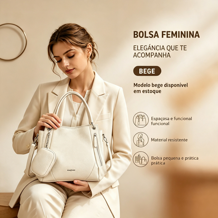 TOMI MITO Bolsa Mochila Feminina Grande De Ombro Com Alça