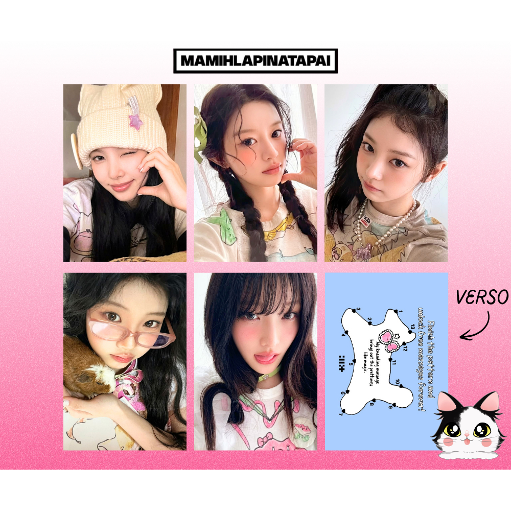 KPOP - Illit mamihlapinatapai - Its me - kit photocards fanmade