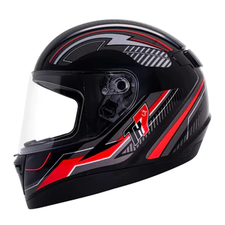 Capacete Taurus TH7 Trama Integral Fechado Moto Preto Fosco Preto Brilho Branco 56 58 60 62