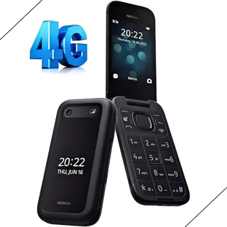 Bluetooth Celular Tela Duplal 4G Original Nokia 2660 Flip Para Tirar Fotos E Gravar Vídeos 1450mAh Bateria Dois Chips