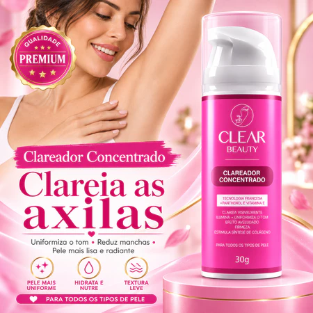 Foto de Clareador de Virilha e Axila Creme Clareador Partes Intimas - Clear Beauty Original, categoria Geral, oferta na Promotina
