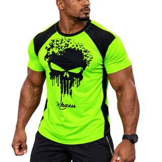 Camiseta Longline Masculina Dry Fit Academia Musculação Caminhada Corrida XHZEU