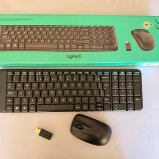 KIT TECLADO E MOUSE SEM FIO LOGITECH MK220 – **CAIXA AVARIADA**