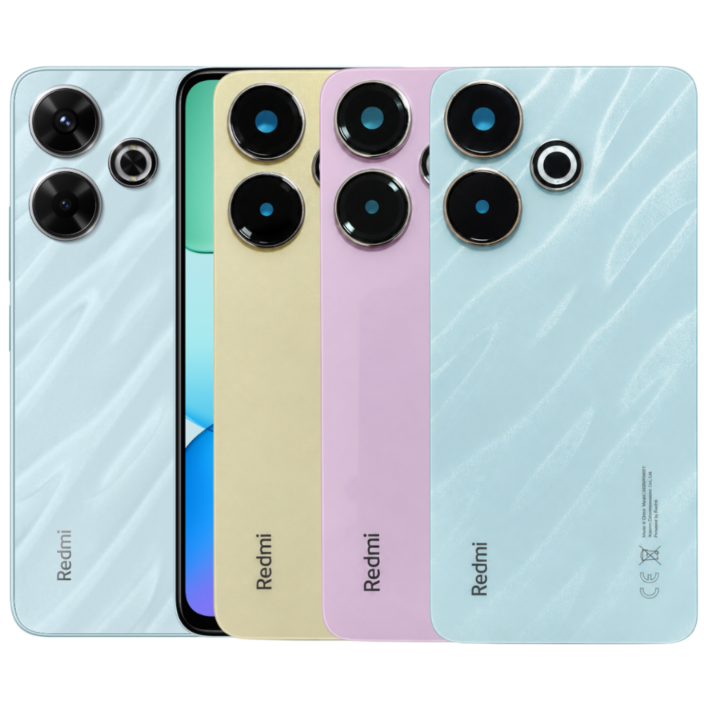 Tampa Traseira Redmi 13 4G Carcaça Vidro Acrílico Vidro da Câmera Lente ...