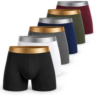 Kit 10 Cuecas Boxer Microfibra Adulto Sem Costura Confortável Leve Confiavel Ajuste Perfeito