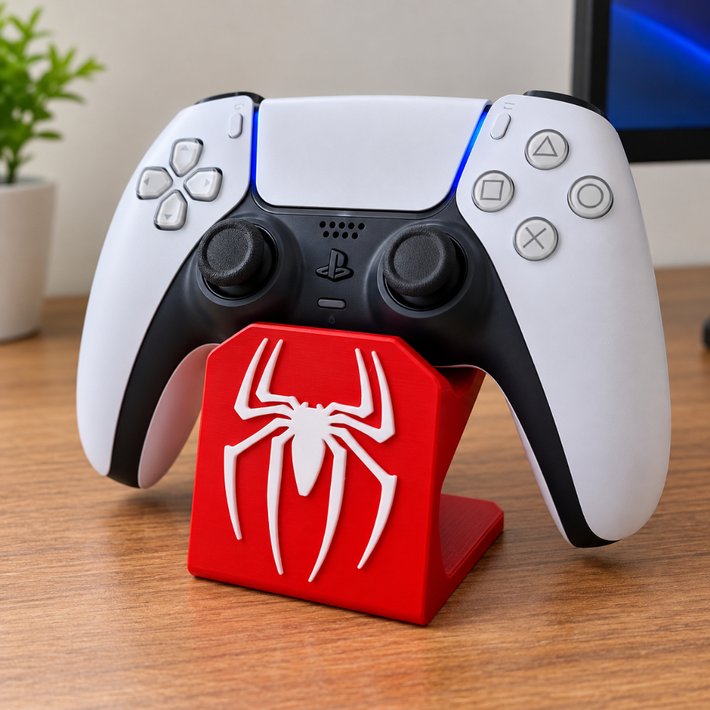 Suporte Controle Ps5 Ps4 Xbox Homem Aranha Gamer Spiderman Impressão 3D