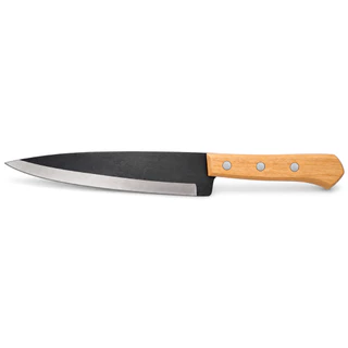 Faca Peixeira Tramontina 7″ em Aço Carbono com Cabo de Madeira
