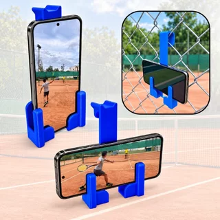 Suporte Celular para Jogos de Tênis/Beach/Padel para Alambrado