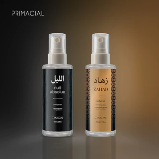 KIT 2 BODY SPLASH MASCULINO ZAHAD + NUIT ABSOLUE CÍTRICO AMADEIRADO ESPECIADO