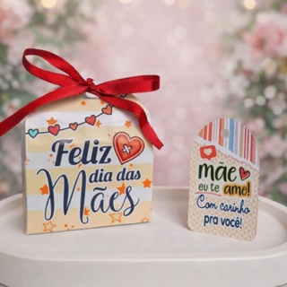 Caixa para Sabonete Bombons Lembrancinhas Dia das Maes Mulheres kit 10/30/50 em Oferta na Shopee