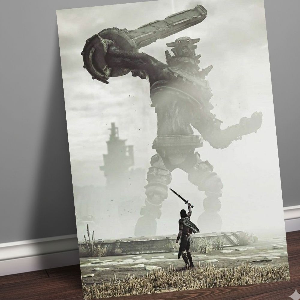 Placas | Quadros decorativos | SHADOW OF COLOSSUS | 20x28 cm